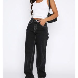 White Fox Boutique mid rise jeans with tags